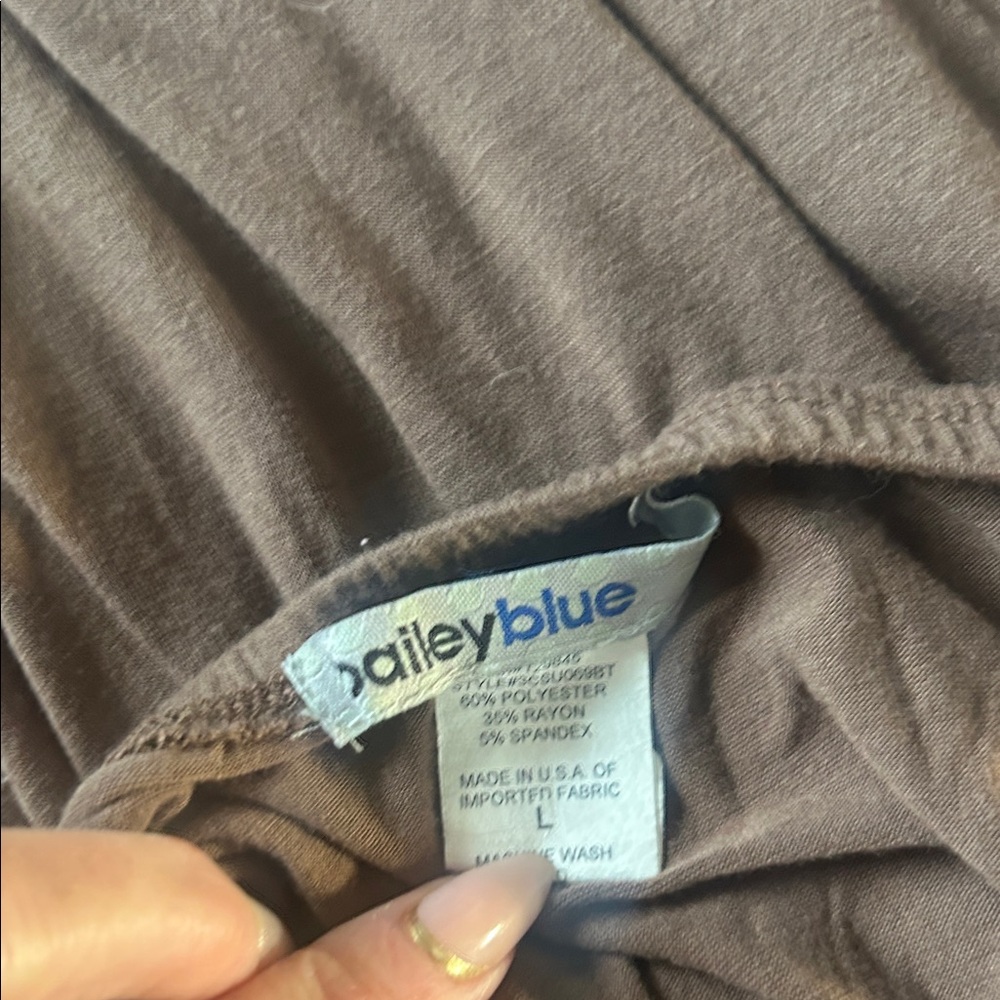 bailey blue Brown Beaded-Trim Maxi Dress - Picture 4 of 4